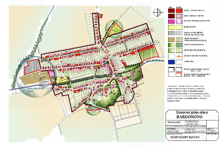 Územný plán obce Bardoňovo